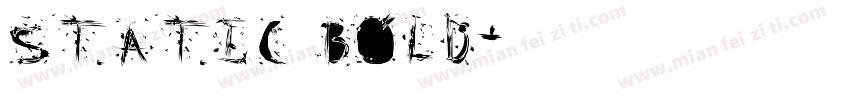 Static Bold字体转换